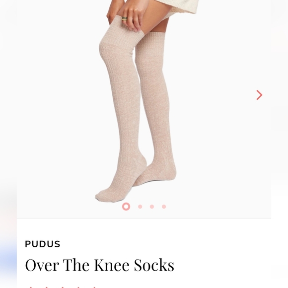 Pudus Over The Knee Sweater Socks NWT - Picture 4 of 4